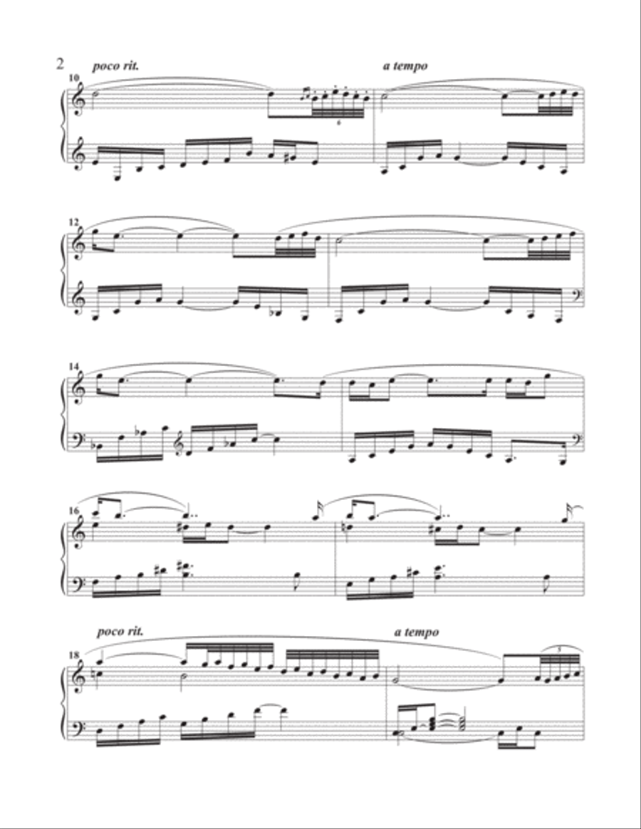 Moon River Piano Solo scores gallery preview page 2