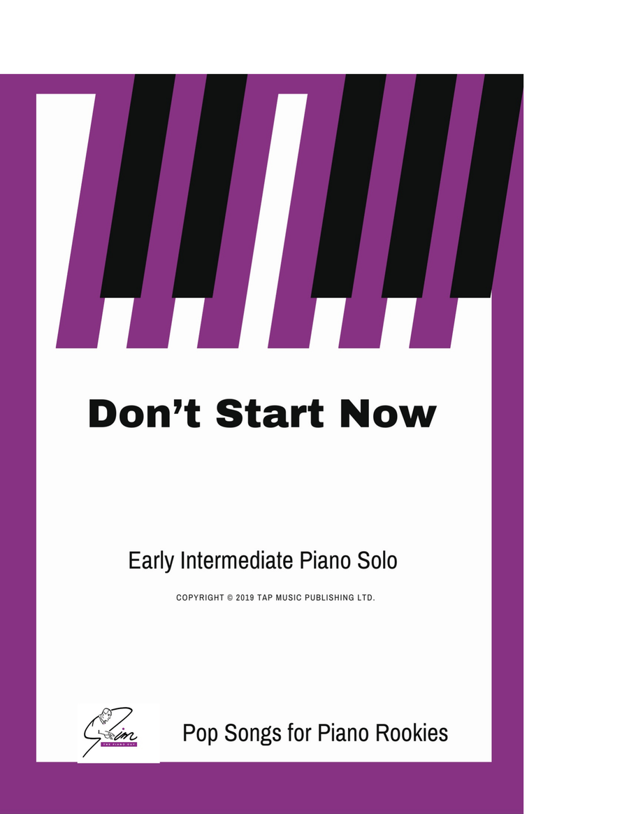 Don't Start Now Piano Method scores gallery preview page 1