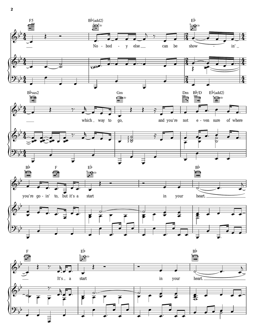 Just The Goin' Just The Goin' Piano, Vocal, Guitar scores gallery preview page 2