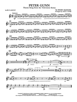 Peter Gunn: 1st B-flat Clarinet