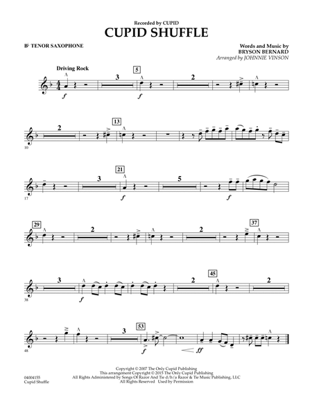 Cupid Shuffle - Bb Tenor Saxophone