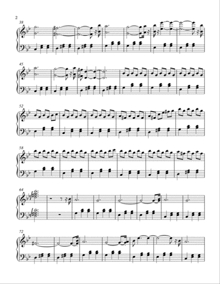 Euphoria Waltz Piano Solo scores gallery preview page 2