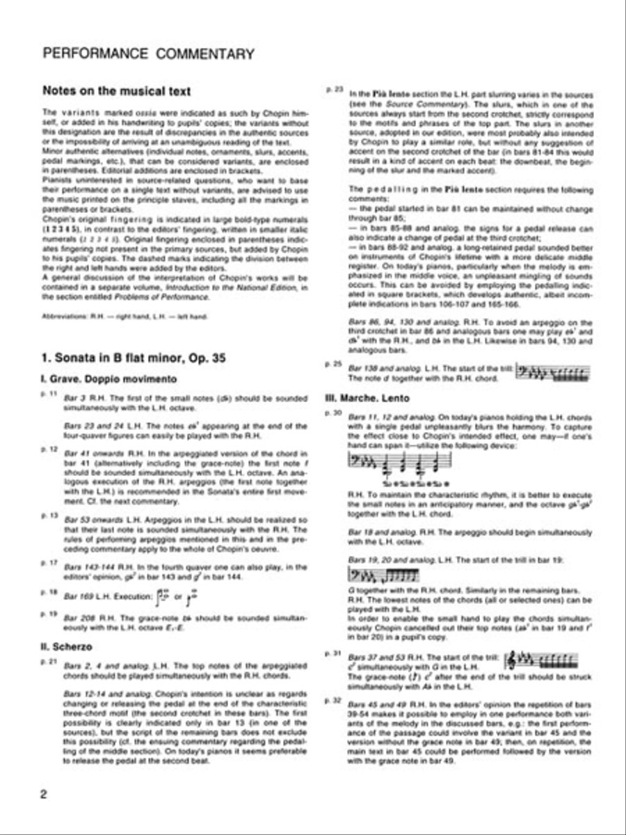 Sonatas, Op. 35 & 58 Piano Solo scores gallery preview page 5