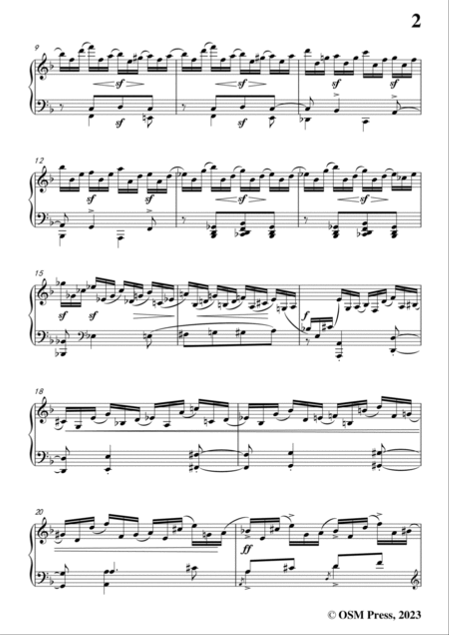 Schumann-Kreisleriana,Op.16,in d minor,for Piano Piano Solo scores gallery preview page 3