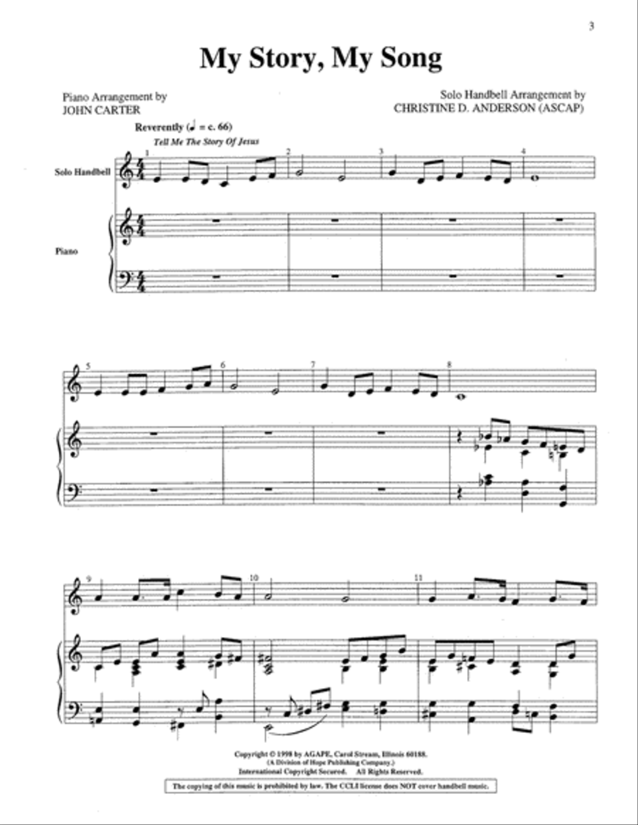 My Story, My Song Percussion scores gallery preview page 3