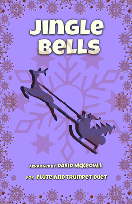 Book cover for Jingle Bells, Jazz Style, for Flute and Trumpet Duet