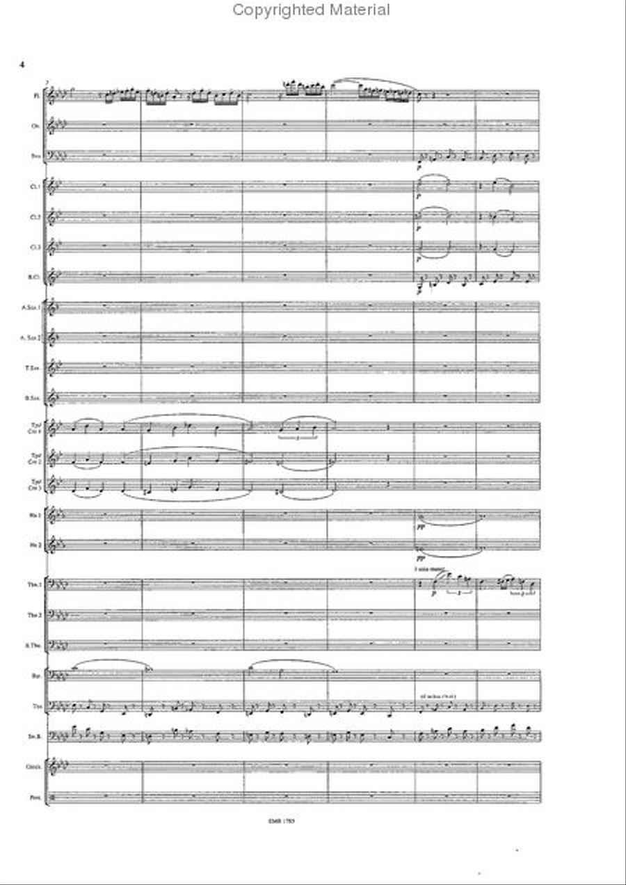 Michelle Concert Band scores gallery preview page 4