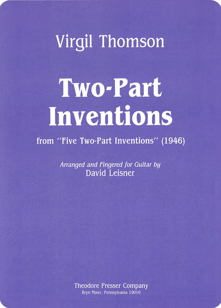 Two-Part Inventions, from Five Two-Part Inventions (1946)