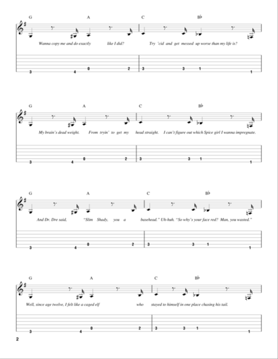 My Name Is Acoustic Guitar scores gallery preview page 2