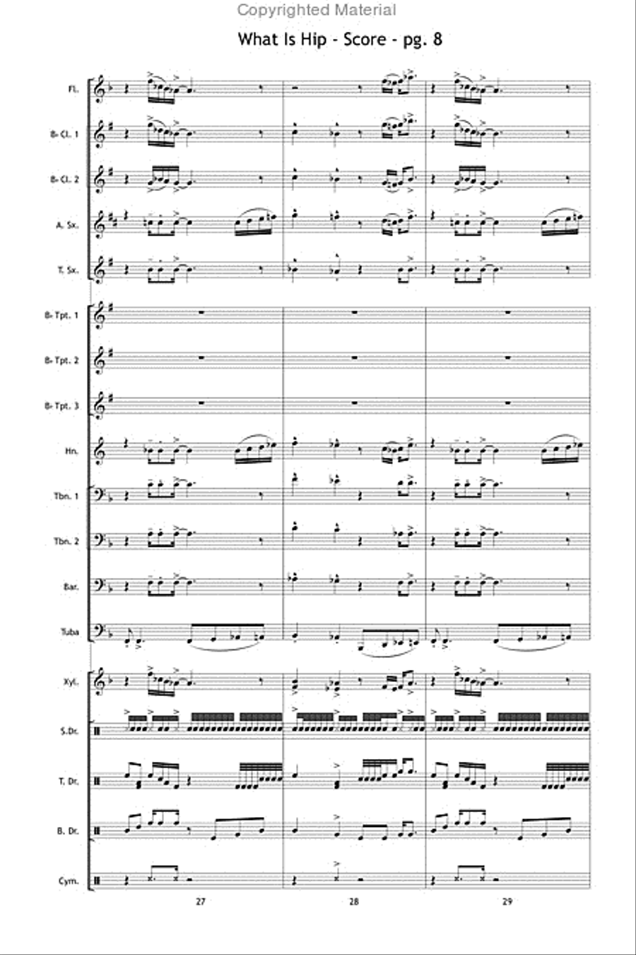 What Is Hip Marching Band scores gallery preview page 9