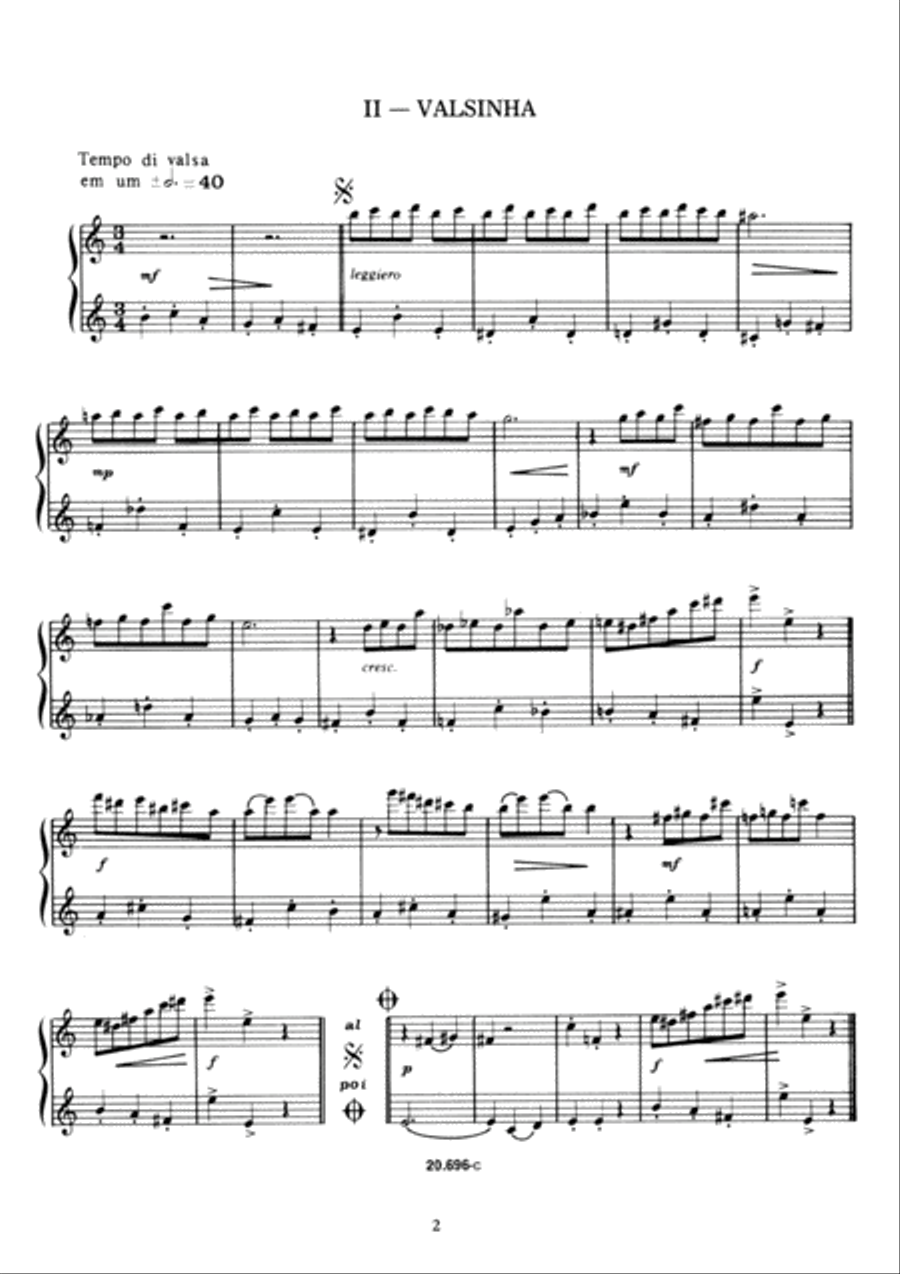 Em duas flautas Flute Duet scores gallery preview page 4
