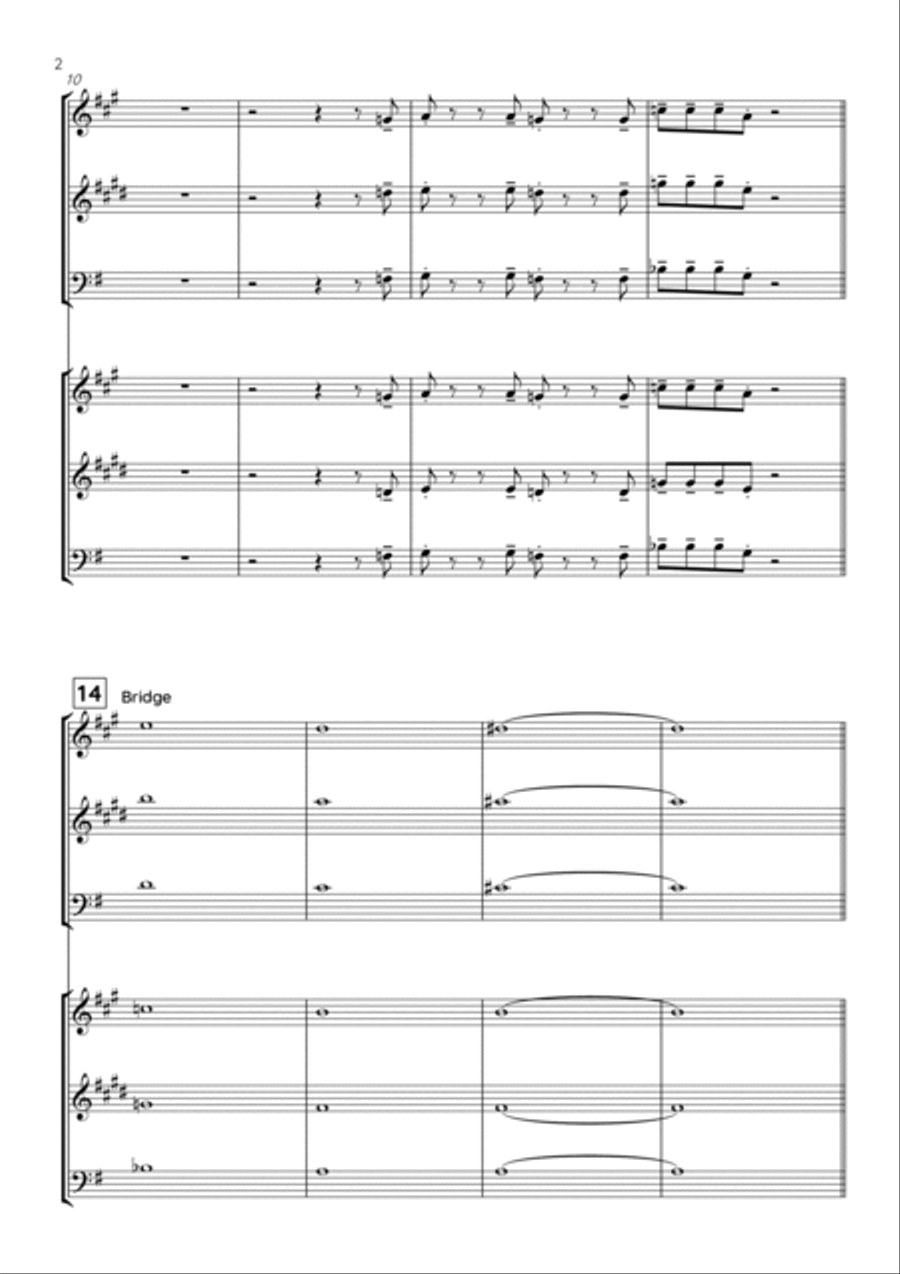 All Day And All Of The Night Voice scores gallery preview page 4