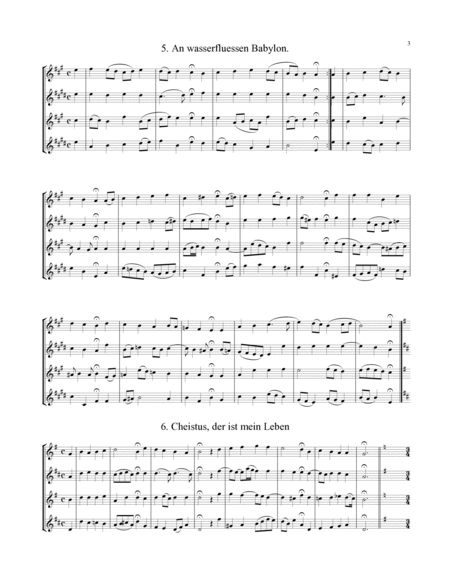 Bach Four-Part Chorales - 36 in Set (for Saxophone Quartet SATB or AATB) image number null