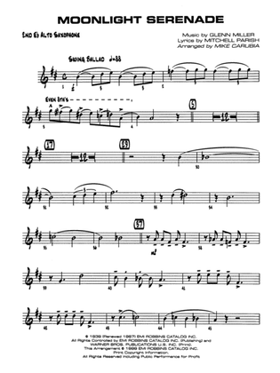 Moonlight Serenade: 2nd E-flat Alto Saxophone