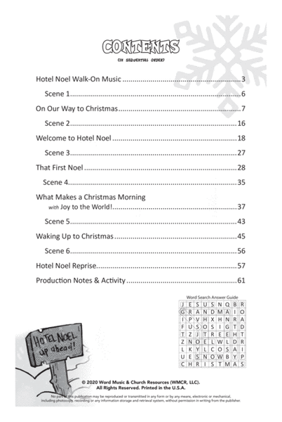 Hotel Noel - Choral Book