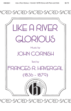 Book cover for Like a River Glorious