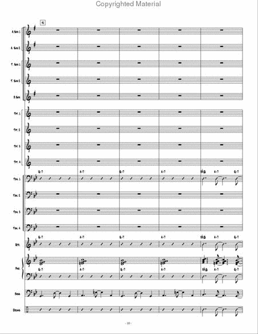 Skyline Bossa Jazz Ensemble scores gallery preview page 11