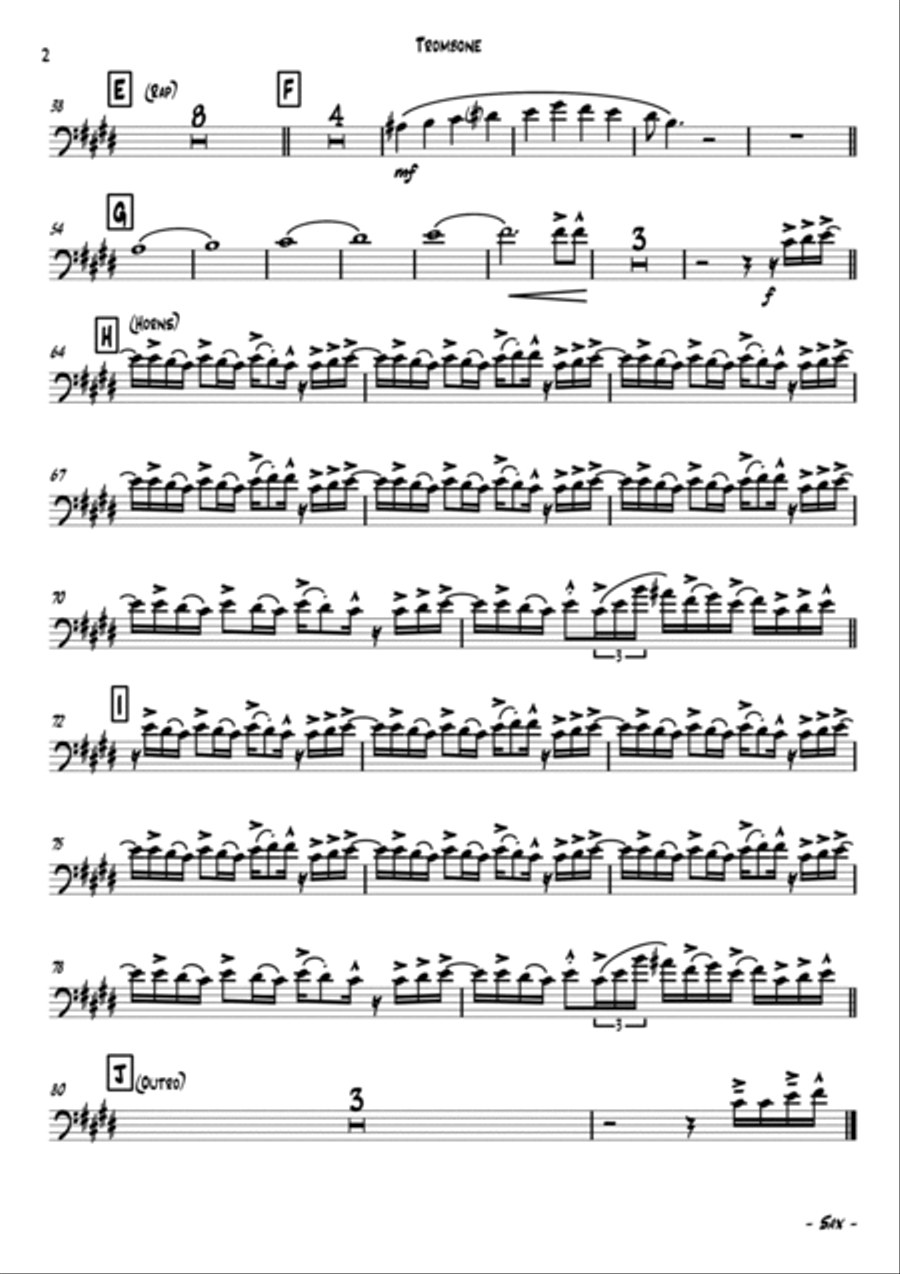 Sax Large Ensemble scores gallery preview page 3