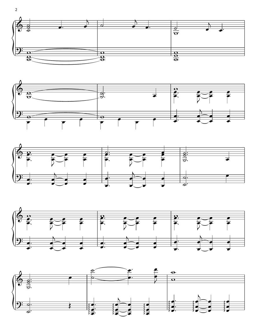 Wedding Plans Piano Solo scores gallery preview page 2