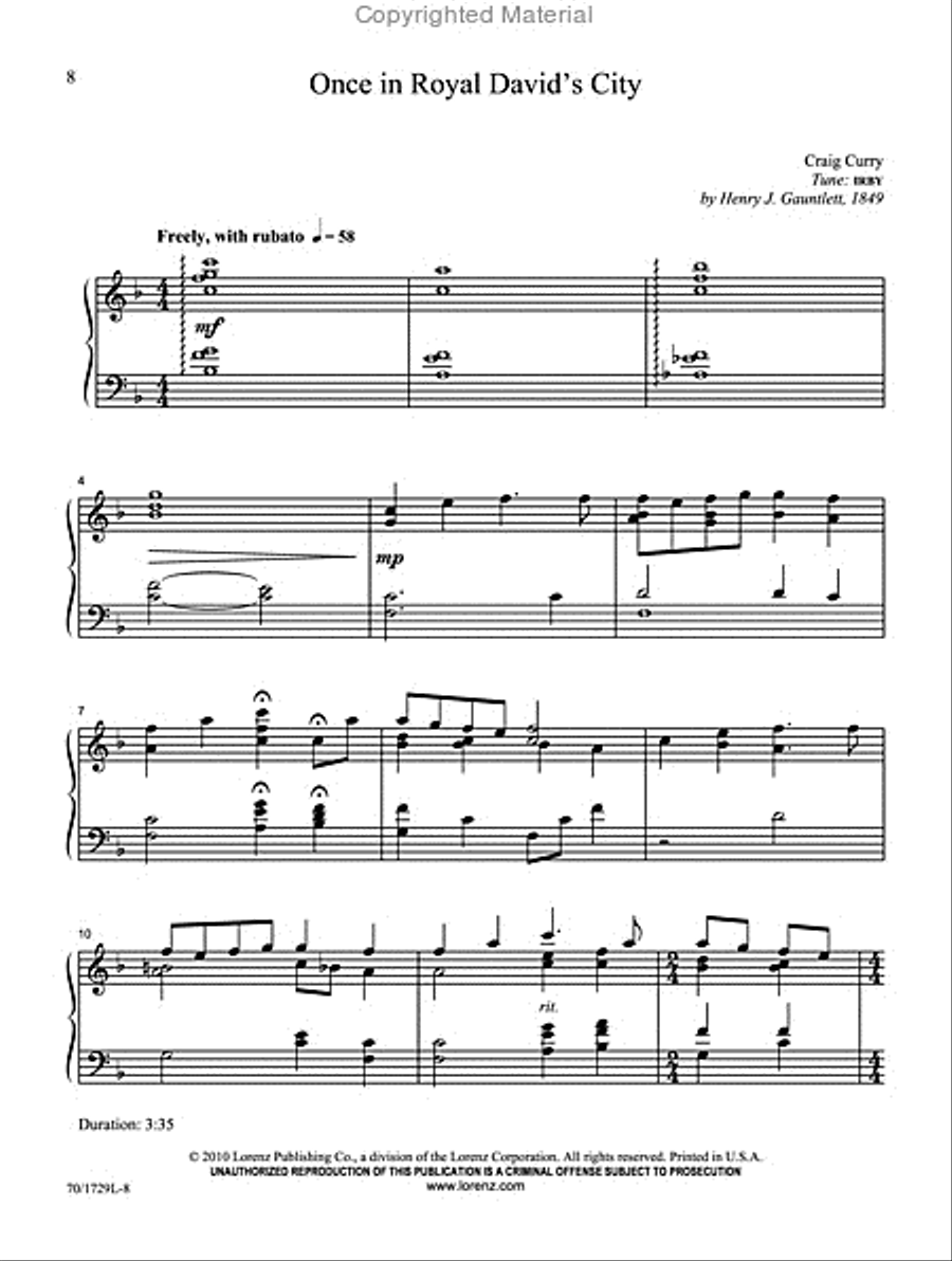 Curry for Christmas Curry for Christmas Piano Solo scores gallery preview page 5