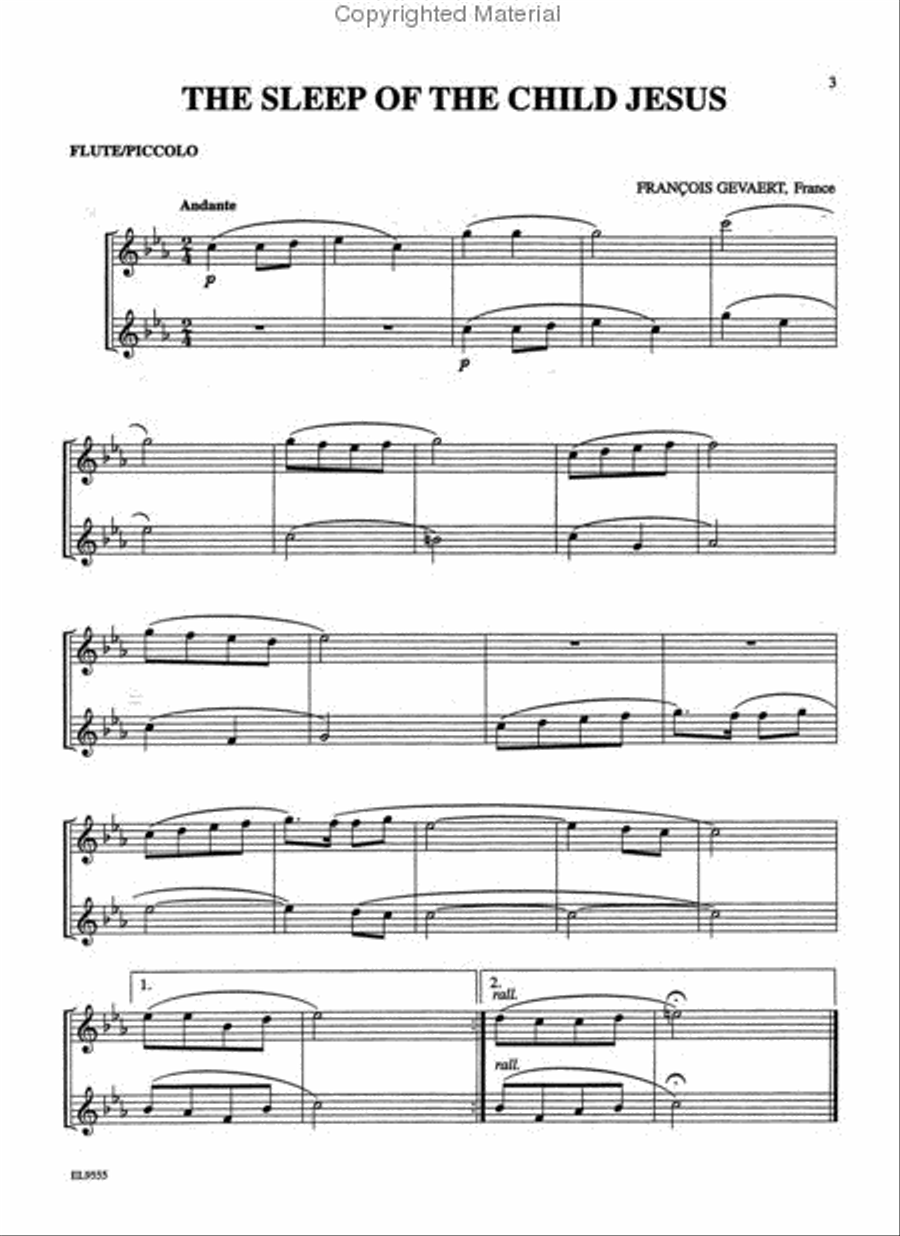 Christmas Duets for All Flute Duet scores gallery preview page 2