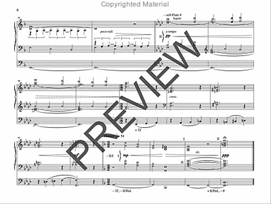 Meditation and Toccata on HYFRYDOL Organ scores gallery preview page 6