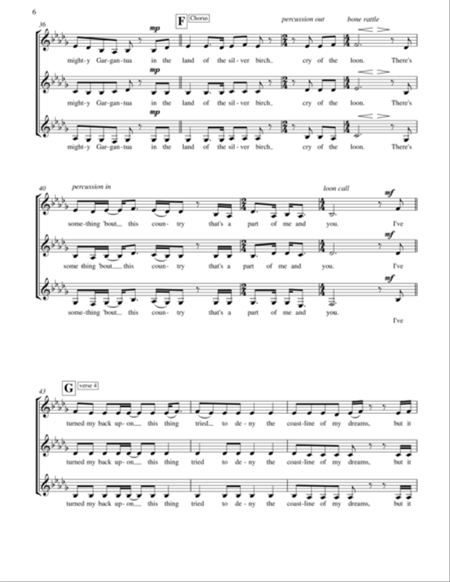 Woodsmoke And Oranges Woodsmoke And Oranges A Cappella scores gallery preview page 6