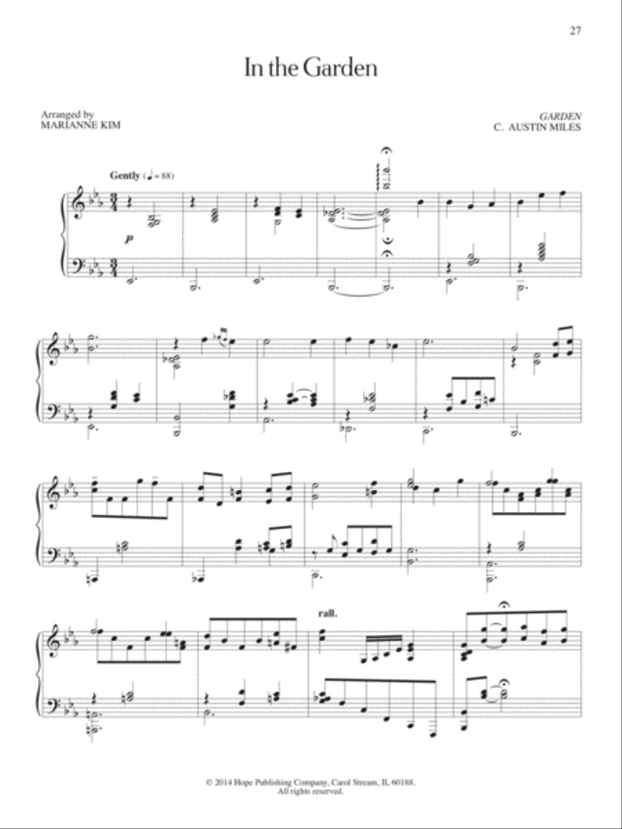 I Have Heard You Calling in the Night Piano Solo scores gallery preview page 2