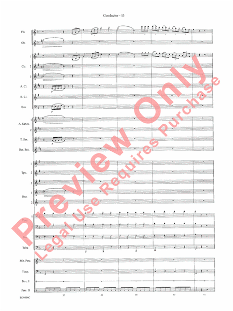 Morning Madness Morning Madness Concert Band scores gallery preview page 16