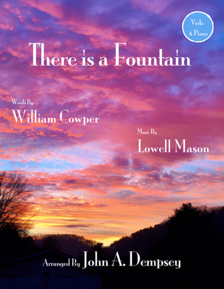 Book cover for There is a Fountain (Viola and Piano)