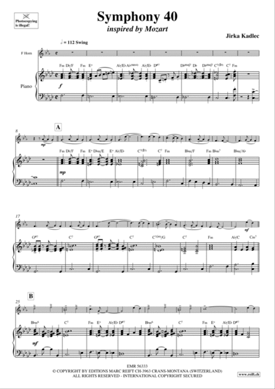 Symphony 40 Symphony 40 Horn scores gallery preview page 4