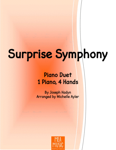 Surprise Symphony (1 piano, 4 hands) image number null
