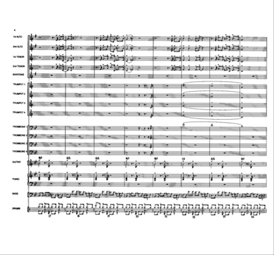 Down At Duke's Place Down At Duke's Place Jazz Ensemble scores gallery preview page 4