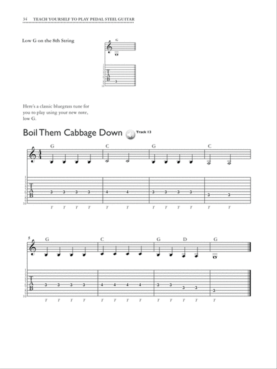 Alfred's Teach Yourself to Play Pedal Steel Guitar Easy Guitar scores gallery preview page 3
