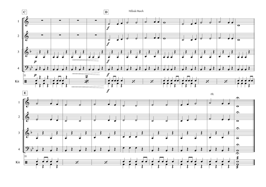 Variety Bandbox - tunes for beginner brass band Brass Band scores gallery preview page 4