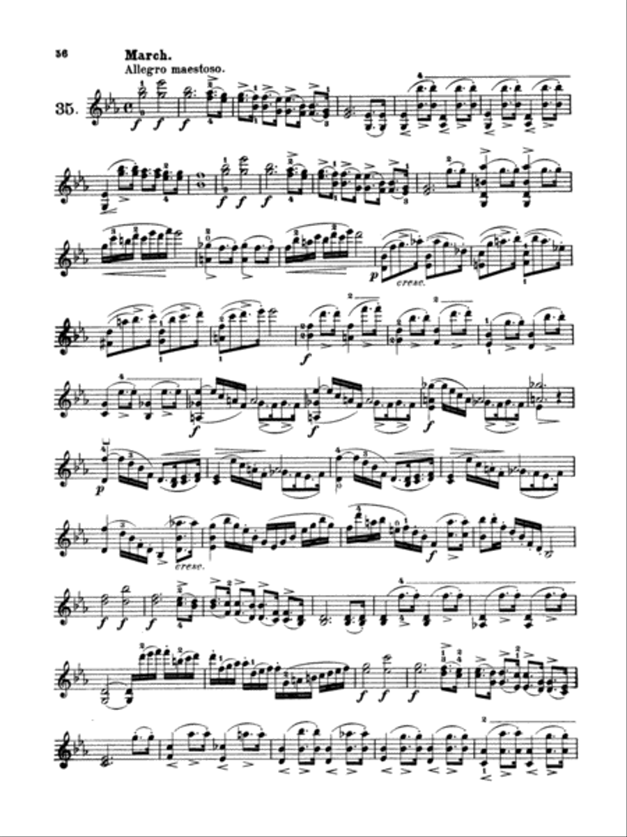 Kreutzer: Forty-Two Studies or Caprices Part scores gallery preview page 1
