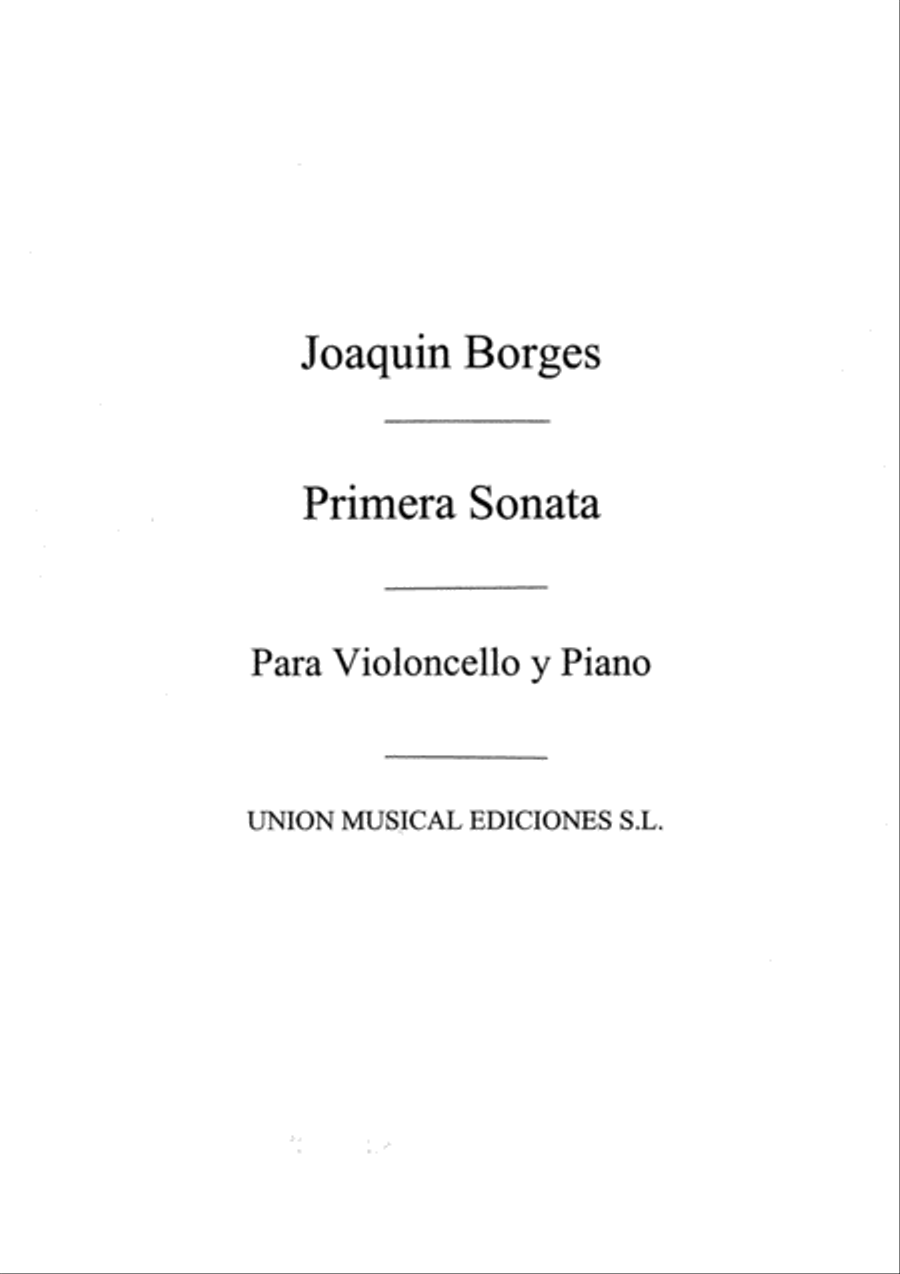 Primera Sonata Piano Accompaniment scores gallery preview page 1