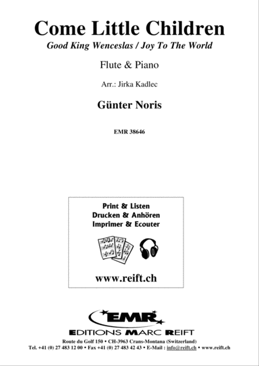 Come Little Children Come Little Children Flute Solo scores gallery preview page 1
