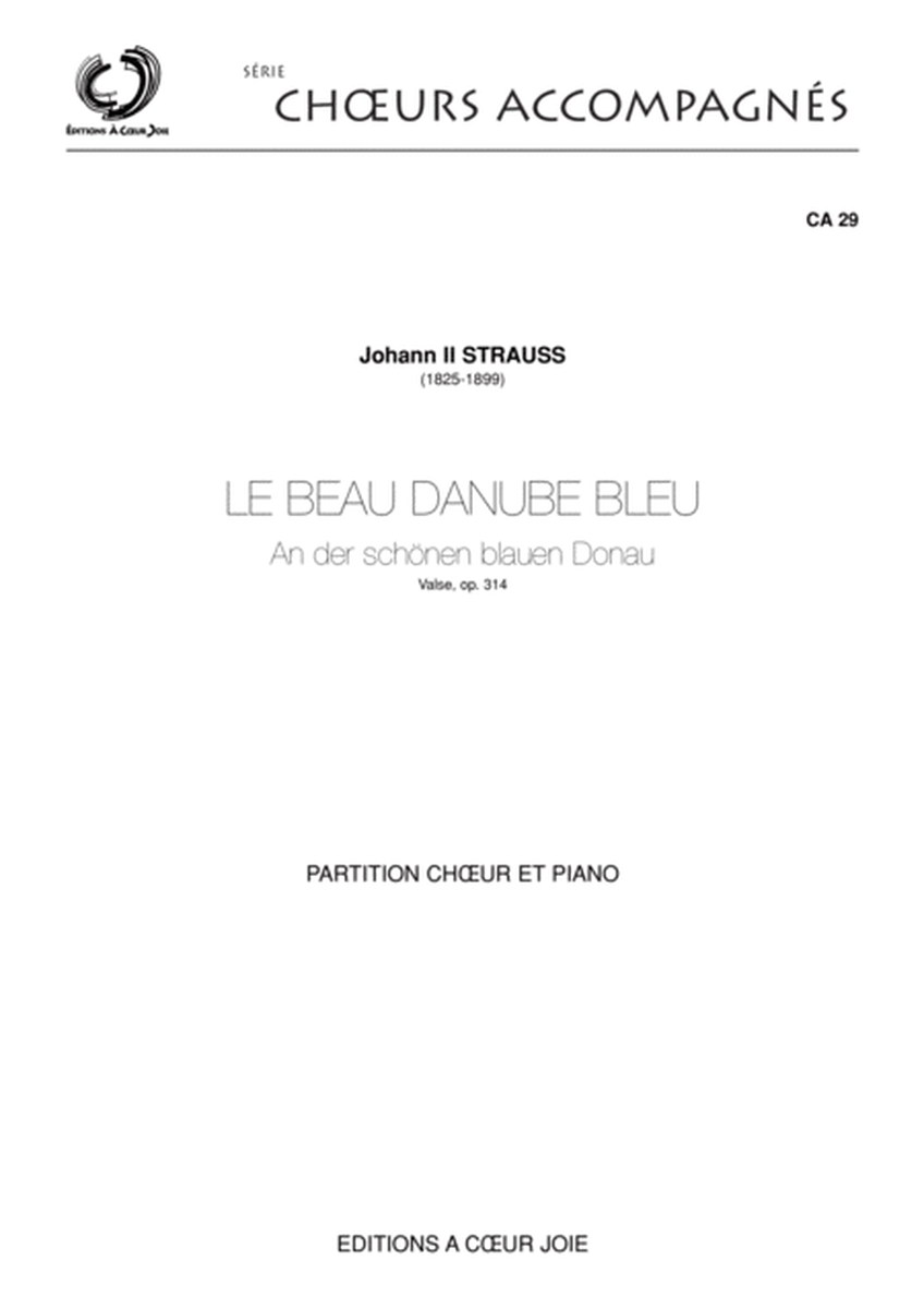 Le Beau Danube Bleu (An Der Schonen...) Ch-Piano