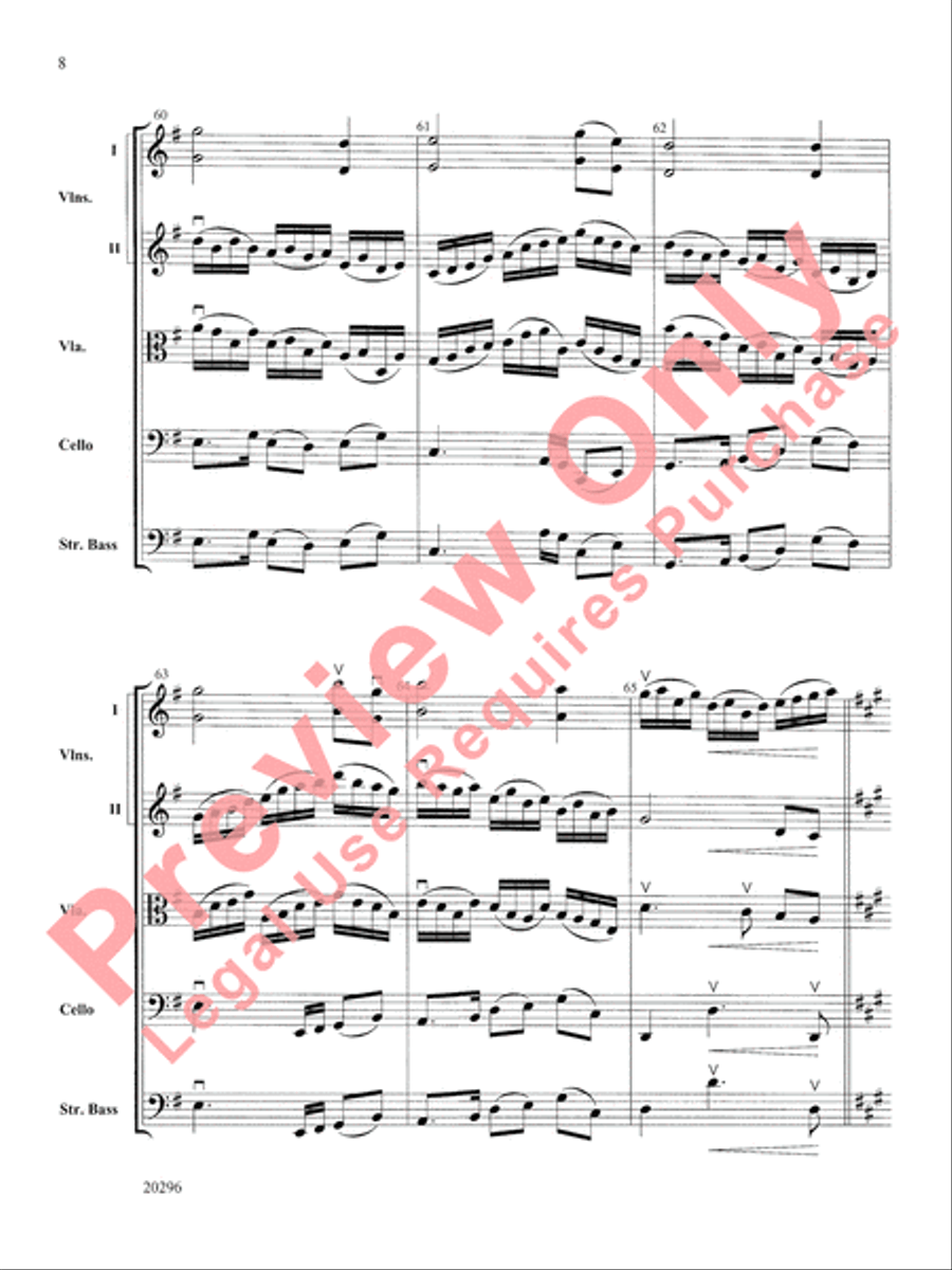 Fantasy on Amazing Grace Fantasy on Amazing Grace String Orchestra scores gallery preview page 9