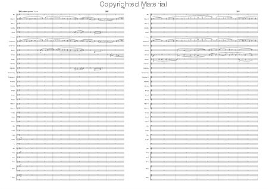 Variations on a Pentatonic Theme Concert Band scores gallery preview page 22