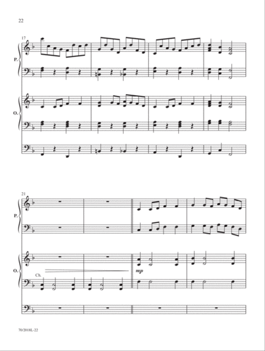 Holy Manna Organ scores gallery preview page 15