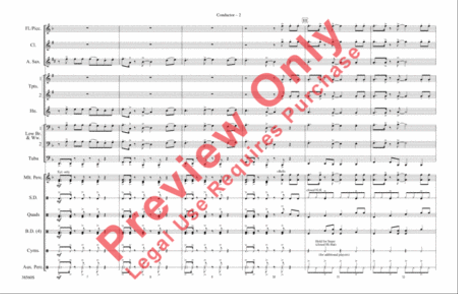 Shorties #18 Marching Band scores gallery preview page 3