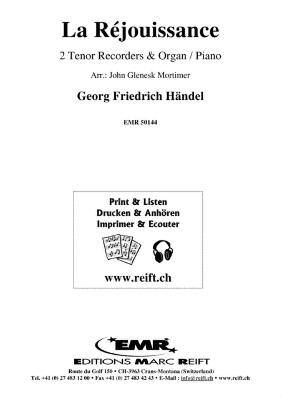 La Rejouissance Tenor Recorder scores gallery preview page 2