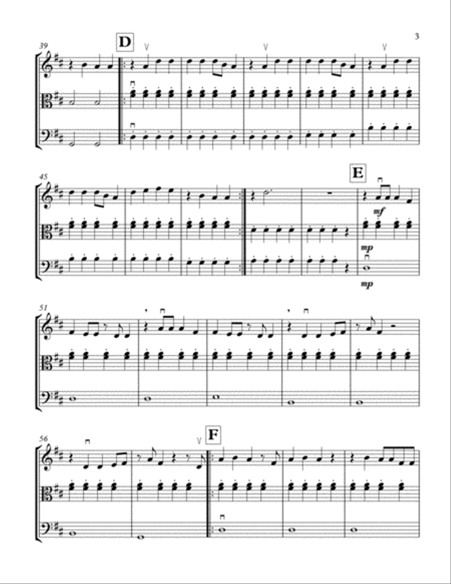 Roar Roar String Trio scores gallery preview page 4
