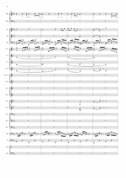 Au fond du Temple saint (Duet from 'The Pearlfishers - Bizet) arranged for T/B solo and concert band