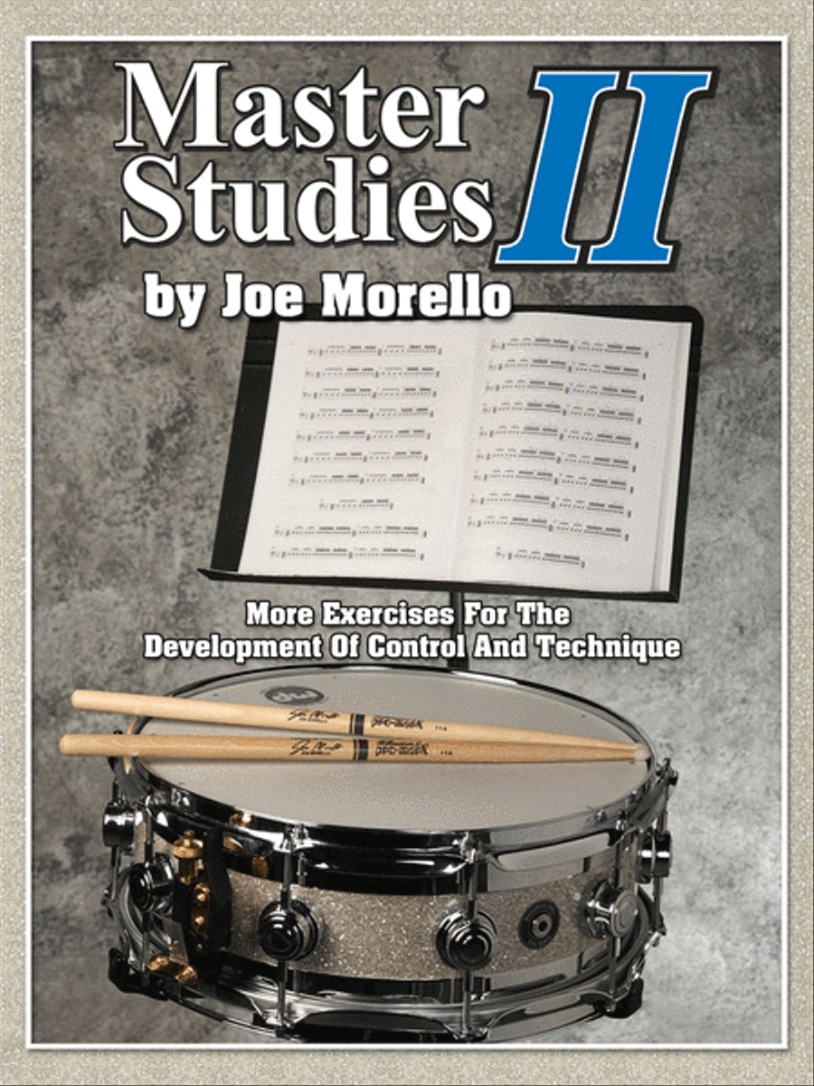 Master Studies II Master Studies II Drums scores gallery preview page 1