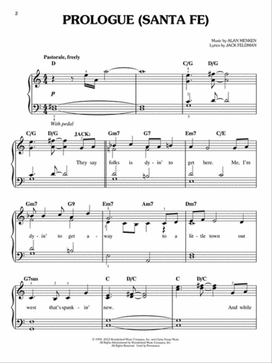 Newsies Easy Piano scores gallery preview page 3