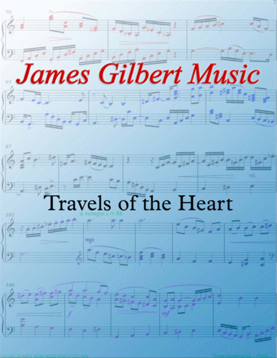 Travels Of The Heart Travels Of The Heart Piano Solo scores gallery preview page 1