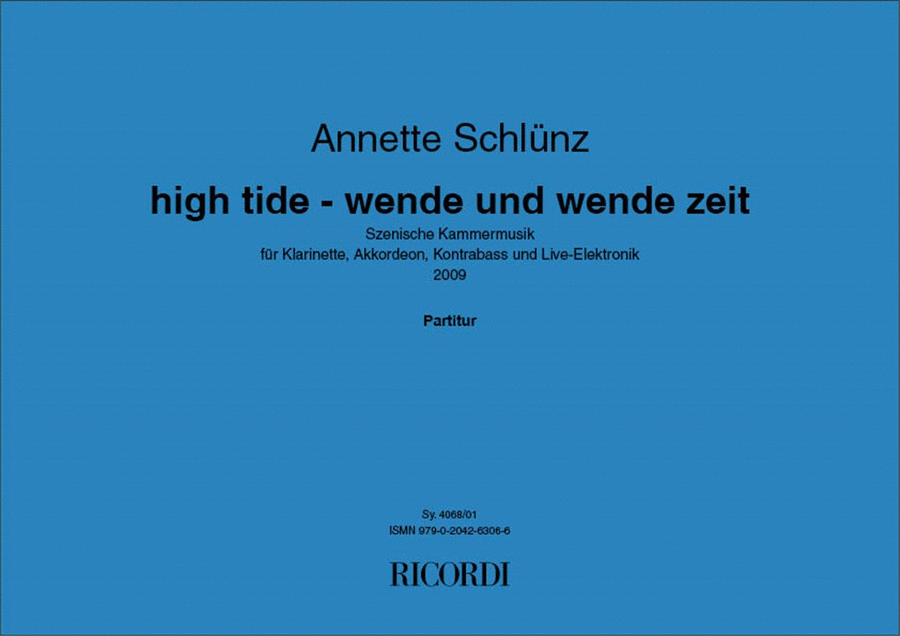 high tide- wende und wende zeit Clarinet scores gallery preview page 1